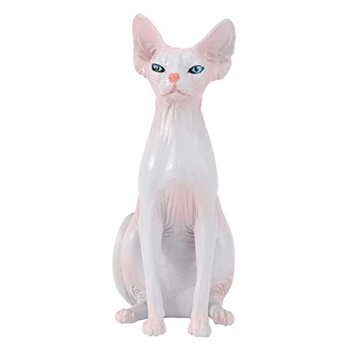 Toyvian 2 STK Spielzeug Für Haarlose Katzen Katzenspielzeug Weihnachtsdeko Spielzeuge Schönes Katzenmodell Imitiertes Katzenmodell Katzenschmuck Kind Haustier Katze Plastik von Toyvian