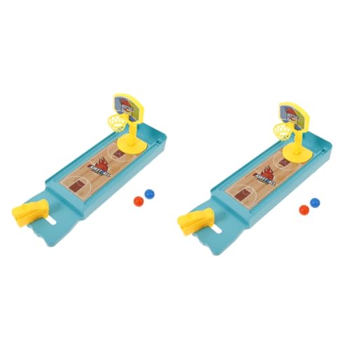 Toyvian 2 Sätze Brettspielspielzeug Für Kinder Mini Tischfußballspiel Bürospiele Desktop-basketballspiel Tisch-bowlingspiel Desktop-Spielzeug Tischsportspielzeug Mini-Basketball Abs von Toyvian