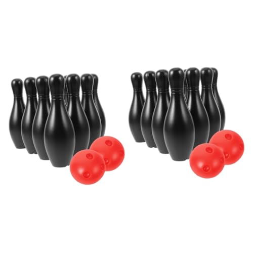 Toyvian 2 Sätze Kinderspielzeug Bowlingspiele Im Freien Spielzeug-bowlingkugel Bowling-Spiele Für Kinder Bowling-Spielzeug Für Kinder Bowlingspiel Für Kleinkinder Bowling Für Kinder Sport von Toyvian