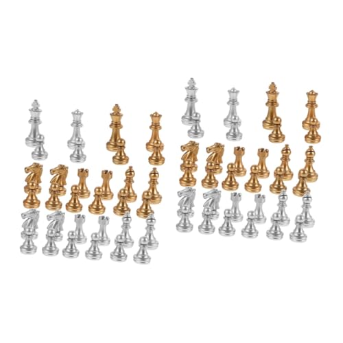 Toyvian 2 Sätze Stück Schach Ersatz Schachbrett Schach Brettspiele Schachbrett Zubehör Schach Für Brettspiel Plastik von Toyvian