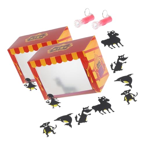 Toyvian 2 Satz DIY Schattenpuppen Set Teilig für Interaktives Puppentheater Bastelset Kreatives Schattenspiel für Mädchen Fördert Geschichtenerzählen und Fantasie Handgemachtes Theater Toyvian 2 Satz DIY Schattenpuppen Set Teilig für Interaktives Puppentheater Bastelset Kreatives Schattenspiel für Mädchen Fördert Geschichtenerzählen und Fantasie Handgemachtes Theater von Toyvian