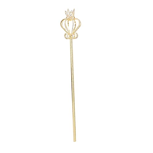 Toyvian 2 STK aus Strass Fairy Wand Wedding-Wands edelsteinstab grennstick Hochzeit Zauberstäbe Prinzessinnenstäbe Spielzeug Requisite Feenstab Krone Zauberstab Party Strasssteine von Toyvian