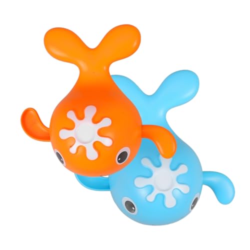 Toyvian 2 Stück Badespielzeug Für Babys Badespielzeug Für Den Pool Schwimmspielzeug Uhrwerk Badewanne Badefroschspielzeug Aufziehen Fun Badspielzeug Abs von Toyvian