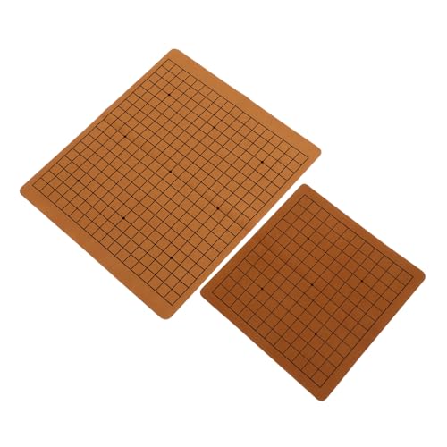 Toyvian 2 Stück Faltbares Go Schachbrett Tragbares Doppelseitiges PU Lederbrett Muster für Steine für Steine für Reisegebrauch Zufällige Farbe Toyvian 2 Stück Faltbares Go Schachbrett Tragbares Doppelseitiges PU Lederbrett Muster für Steine für Steine für Reisegebrauch Zufällige Farbe von Toyvian