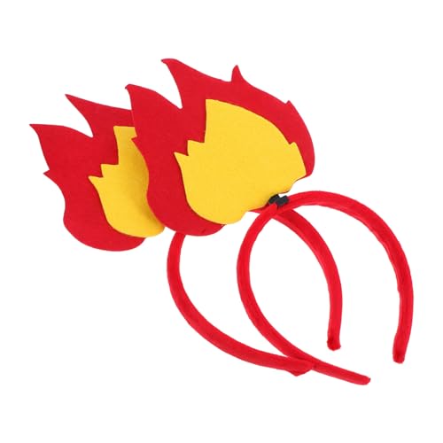 Toyvian 2 Stück Flammen Haarreif mit markantem Flammenmuster Einfach zu Tragen für Halloween Karneval Themenpartys und Kostümfeiern Auffälliges Partyzubehör für Damen Toyvian 2 Stück Flammen Haarreif mit markantem Flammenmuster Einfach zu Tragen für Halloween Karneval Themenpartys und Kostümfeiern Auffälliges Partyzubehör für Damen von Toyvian