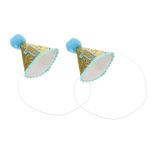 Toyvian 2 Stück Geburtstag Partyhüte mit Glitzer Verstellbares Stirnband Leichter Kegelhut für Jungen Indoor Outdoor Geburtstagsdekoration Toyvian 2 Stück Geburtstag Partyhüte mit Glitzer Verstellbares Stirnband Leichter Kegelhut für Jungen Indoor Outdoor Geburtstagsdekoration von Toyvian