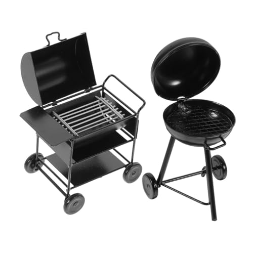 Toyvian 2 Stück Miniatur BBQ Grill Teilig Realistische Schwarze Modelle Miniatur Grill für Puppenhaus Küche Dekoration Tragbar und Detailliert Pädagogisches Toyvian 2 Stück Miniatur BBQ Grill Teilig Realistische Schwarze Modelle Miniatur Grill für Puppenhaus Küche Dekoration Tragbar und Detailliert Pädagogisches von Toyvian
