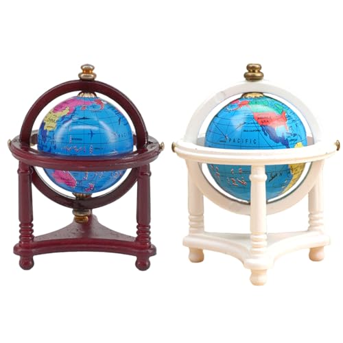 Toyvian 2 Stück Miniatur Erdmodell Miniatur Für Erdglobus Für Puppenhaus Kleiner Zum Lernen Dekoration Toyvian 2 Stück Miniatur Erdmodell Miniatur Für Erdglobus Für Puppenhaus Kleiner Zum Lernen Dekoration von Toyvian