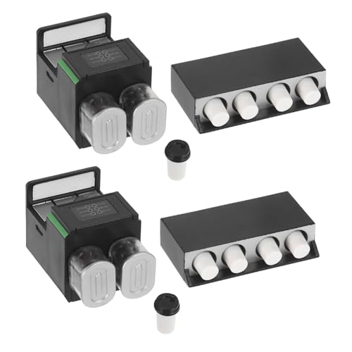 Toyvian 2 Stück Modell Einer Mini-Kaffeemaschine Mini -Espressomaschine Puppenhaus-Ornamente Puppenhaus-Szenerie-Requisiten Kaffee Spielset winzige Kaffeemaschine Plastik Schwarz Toyvian 2 Stück Modell Einer Mini-Kaffeemaschine Mini -Espressomaschine Puppenhaus-Ornamente Puppenhaus-Szenerie-Requisiten Kaffee Spielset winzige Kaffeemaschine Plastik Schwarz von Toyvian