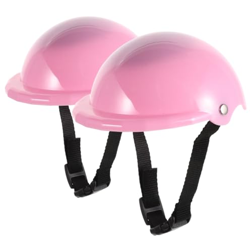 Toyvian 18 Zoll Puppenzubehör Rollerhelm-Set Mädchen Fahrrad Sicherheitshelm Rollenspiel Spielzeug Handwerkskunst Design von Toyvian