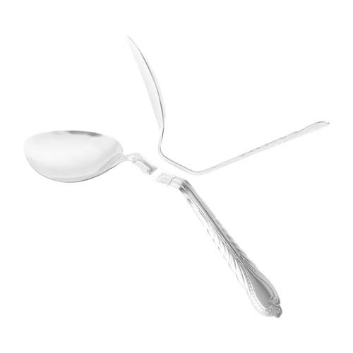 Toyvian Magician Mind Bend Spoon Set 2 Stück Biegelöffel-Requisiten Für Straßenshows von Toyvian