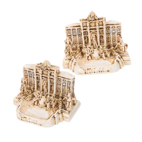 Toyvian 2stücke Trevi Fountain Modell Romantische Kirchenarchitektur Miniatur Skulptur Aus Harz Für Dekoration Von Aquarien Und Schreibtischen Italienisches Souvenir Toyvian 2stücke Trevi Fountain Modell Romantische Kirchenarchitektur Miniatur Skulptur Aus Harz Für Dekoration Von Aquarien Und Schreibtischen Italienisches Souvenir von Toyvian