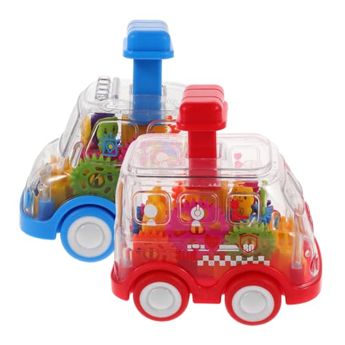 Toyvian 2 Stück Teiliges Auto Transparentes Push Go für Kleinkinder Reibungsbetriebene Kunststofffahrzeuge mit Farbigen Zahnrädern Montessori Lernspielzeug für Kleinkinder Toyvian 2 Stück Teiliges Auto Transparentes Push Go für Kleinkinder Reibungsbetriebene Kunststofffahrzeuge mit Farbigen Zahnrädern Montessori Lernspielzeug für Kleinkinder von Toyvian