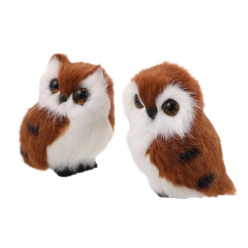 Toyvian 2 Stück Teiliges Eulen Plüschtier Kuschelige und Weiche Stofftiere in Braun für Frauen Dekoratives und Huggables Tierplüschtier für Geburtstag und Besondere Anlässe Toyvian 2 Stück Teiliges Eulen Plüschtier Kuschelige und Weiche Stofftiere in Braun für Frauen Dekoratives und Huggables Tierplüschtier für Geburtstag und Besondere Anlässe von Toyvian