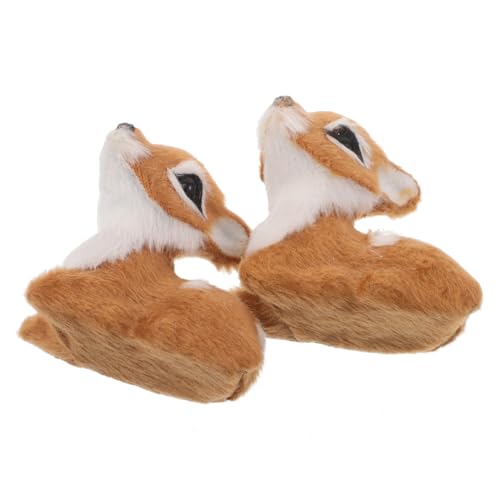 Toyvian 2 Stück Weihnachtsdeko Plüsch Rehfigur Realistische Weihnachts Hirsch Deko Detailreiche Rentier Figur Festliche Tischdekoration für Zuhause Büro und Laden Toyvian 2 Stück Weihnachtsdeko Plüsch Rehfigur Realistische Weihnachts Hirsch Deko Detailreiche Rentier Figur Festliche Tischdekoration für Zuhause Büro und Laden von Toyvian