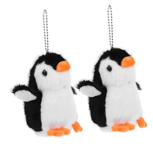 Toyvian 2 Stück üsch Pinguin Schlüsselanhänger Weiche Stofftier Anhänger Süße Taschendekoration Für Perfekte Für Pinguin Liebhaber Ideal Für Geburtstagsfeiern Und von Toyvian