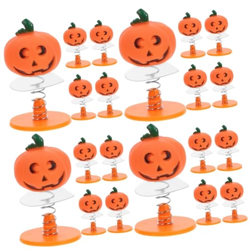 Toyvian 20 STK Hüpfende Kürbispuppe Partygeschenke Für Kinder Halloween-partybevorzugung Kinder Frühling Springen Gefallen Springendes Spielzeug Lustige Springende Spielzeuge Kunststoff von Toyvian