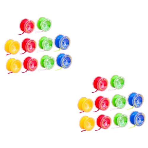 Toyvian 20 STK Spielzeug-jo-jo Professionelles Reaktionsschnelles Yoyo Zünde Yoyo An S Für Erwachsene Anfänger-yoyo Yoyo-Ball Aus Kunststoff Professionelles Yoyo Für Kind Abs Lager Haupt von Toyvian