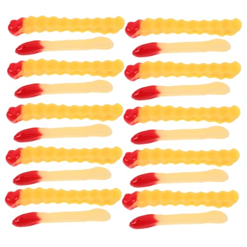 Toyvian 20stücke Lebensechte Pommes Frites Simulation Von Fast Food Für Junge Mädchen Rollenspielspielzeug Miniaturlebensmittel Falsche Lebensmitteldekoration Toyvian 20stücke Lebensechte Pommes Frites Simulation Von Fast Food Für Junge Mädchen Rollenspielspielzeug Miniaturlebensmittel Falsche Lebensmitteldekoration von Toyvian