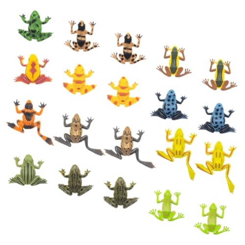 Toyvian 20 Stück Teiliges Mini Frosch Modell Realistische Tierfiguren aus Hochwertigem Material Detailreiche Dekoration für Garten Aquarium und Lernspielzeug für Sammler Toyvian 20 Stück Teiliges Mini Frosch Modell Realistische Tierfiguren aus Hochwertigem Material Detailreiche Dekoration für Garten Aquarium und Lernspielzeug für Sammler von Toyvian