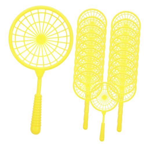 Toyvian 20St Kindernetz Strandnetze Sammelnetz Badespielzeugnetz Poolspielzeug für Kinder Fischernetz Gelbes Spielzeug Angelnetze für Kinder Badezimmerspielzeugzubehör Netzfänger pp Yellow von Toyvian