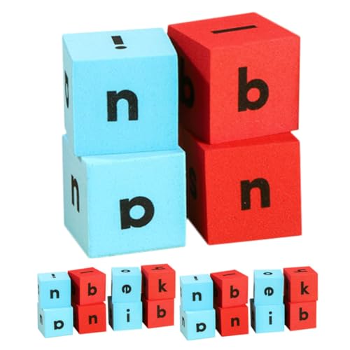 Toyvian 20st Alphabet-schaumstoffwürfel Zehnseitige Würfel Mehrseitige Würfel Sechsseitige Würfel Trinkspielwürfel Coole Würfel Klare Würfel Farbige Würfel Zubehör Für Brettspiele Eva von Toyvian