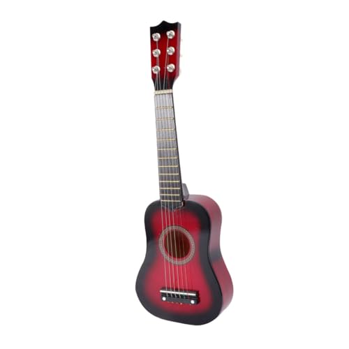 Toyvian 21 Gitarrenspielzeug Für Kinder -Gitarre Musikinstrumente Für Babys Anfänger Gitarre DIY-gitarrenbausatz Für Kinder Kleinkinderinstrumente Gefälschte Gitarre Bambus von Toyvian