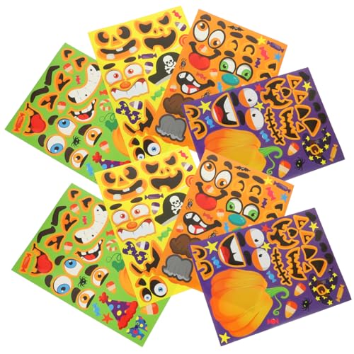 Toyvian 24 Blätter Halloween Party Halloween Halloween Stickers Halloween Decoration Halloween Goodies Aufkleber weihnachtsdeko Partygeschenk Halloween-Partybevorzugung von Toyvian