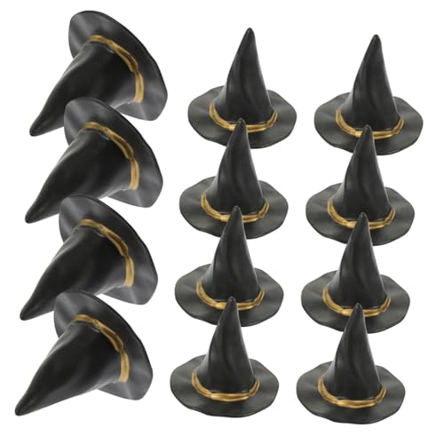 Toyvian 24 Stück Halloween-dekoration Hexenhüte Zum Basteln Halloween Hexenhut Mini-zaubererhut Kleine Hexenhüte Schwarz Plastik Toyvian 24 Stück Halloween-dekoration Hexenhüte Zum Basteln Halloween Hexenhut Mini-zaubererhut Kleine Hexenhüte Schwarz Plastik von Toyvian