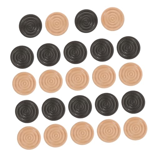 Toyvian Stück Holzkäfer Brettspiele Dame Backgammon-Sportspielzeug Massive Holzschachbretter Holz Dame Schachspiel aus Holz Zubehör für Brettspiele Schach kleines hölzern Toyvian Stück Holzkäfer Brettspiele Dame Backgammon-Sportspielzeug Massive Holzschachbretter Holz Dame Schachspiel aus Holz Zubehör für Brettspiele Schach kleines hölzern von Toyvian