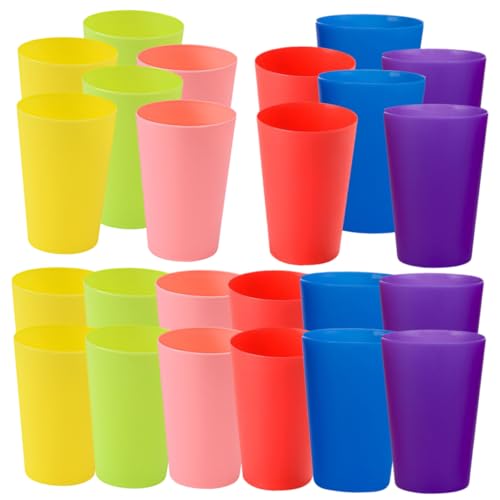 Toyvian 24st Tassen Stapeln Becher Zum Schnellen Stapeln Spiel Zum Stapeln Von Bechern Stapelbecher-kit Stapelbecher Für Stapelbecher Für Babys -stapelbecher Plastik von Toyvian