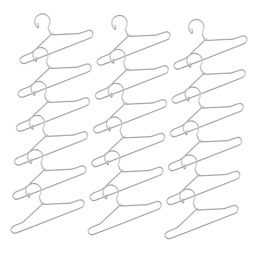 Toyvian 25 Stück Miniatur Metall Kleiderbügel Silber Kleine Realistische Puppenkleiderbügel Für Puppenhaus Schrank Organizer Für Puppenkleidung Und Sammler Toyvian 25 Stück Miniatur Metall Kleiderbügel Silber Kleine Realistische Puppenkleiderbügel Für Puppenhaus Schrank Organizer Für Puppenkleidung Und Sammler von Toyvian