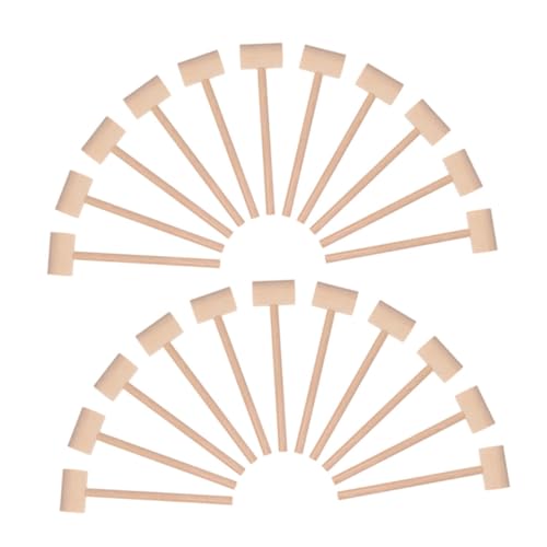 Toyvian 25 Stück Teiliges Mini Holzhammer Mallets aus Natürlichem Holz Kleine Robuste Holzhämmer für Pädagogische Spiele Hand Auge Koordination und Kreatives Lernen Toyvian 25 Stück Teiliges Mini Holzhammer Mallets aus Natürlichem Holz Kleine Robuste Holzhämmer für Pädagogische Spiele Hand Auge Koordination und Kreatives Lernen von Toyvian