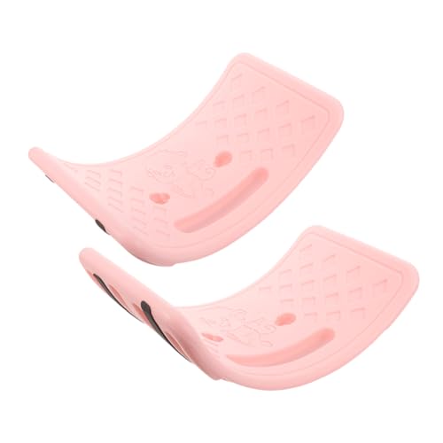 Toyvian 2St Balance Board Fälschung zappeln zusammenklappbar Tasten Begrenzungskeile sensorische Integration gleichgewichtstraining Workout-Balance-Board Trainingsschaukelbrett Sport Rosa von Toyvian