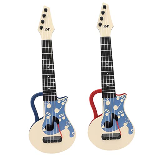 Toyvian 2St Gitarre Instrument Kleinkinder Musical kindergitarre Gitarre für für Gitarren für Kleinkind Gitarre -Ukulele Plastik von Toyvian