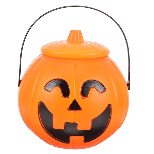 Toyvian 2St tragbarer Kürbiseimer Halloween-Partygeschenke Süßes oder Saures Taschen halloween süßigkeiten eimer halloween eimer für süßigkeiten große Süßigkeiten Halloween-Geschenkgläser von Toyvian