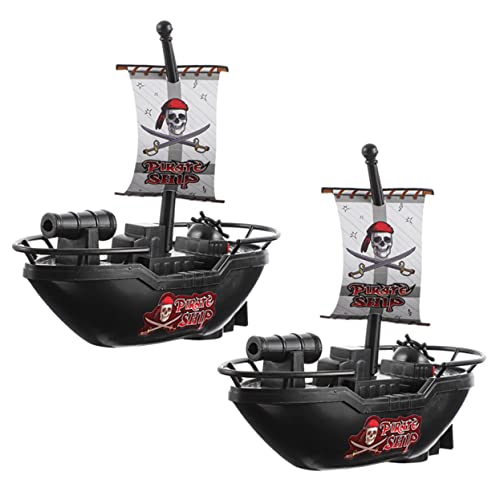 Toyvian Elektrisches Piratenschiff Spielzeug für Kinder Piraten Badespielzeug Schwimmendes Boot für Badewanne und Pool Realistische Details für Babyparty ohne Batterien Toyvian Elektrisches Piratenschiff Spielzeug für Kinder Piraten Badespielzeug Schwimmendes Boot für Badewanne und Pool Realistische Details für Babyparty ohne Batterien von Toyvian