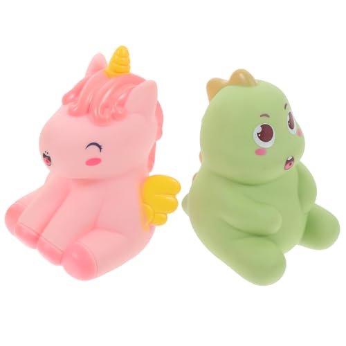 Toyvian 2st Badespielzeug Für Dusche Badewanne Cartoon-badespielzeug Kinderbadezimmer Bevorzugen Für Die Babyparty Gummi von Toyvian