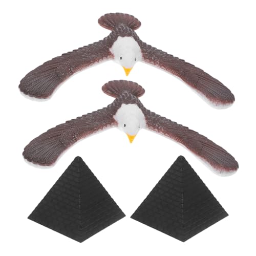 Toyvian 2st Denkspiel Physik-Balance-Spielzeug Vogel-balancierspielzeug Deko-Spielzeug Für Kinder Selbstbalancierender Vogel Balancierendes Vogelspielzeug Für Den Finger Abs Light Brown von Toyvian