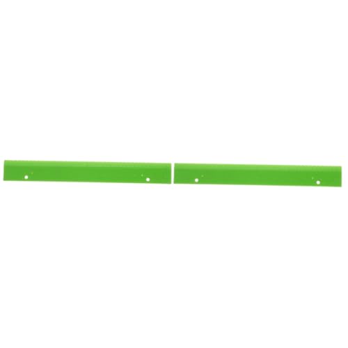 Toyvian 2st Der Herrscher des Blinden Blindmesswerkzeug Braille-linealmaß Braille-lineal-Werkzeug Braille-messgeräte Blindmessversorgung Taktiles Lineal Braille-lernhilfe PVC Green von Toyvian