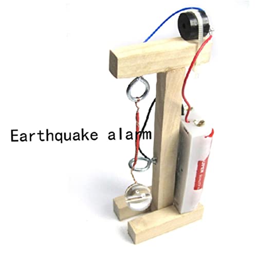 Toyvian 2st Hausgemachter Erdbebenalarm Spielzeug Für Kinder Alarm Für Lernspielzeug Schaltungen Spielzeug Engineering Circuit Science Spielzeug Kinderspielzeug Experiment Holz von Toyvian