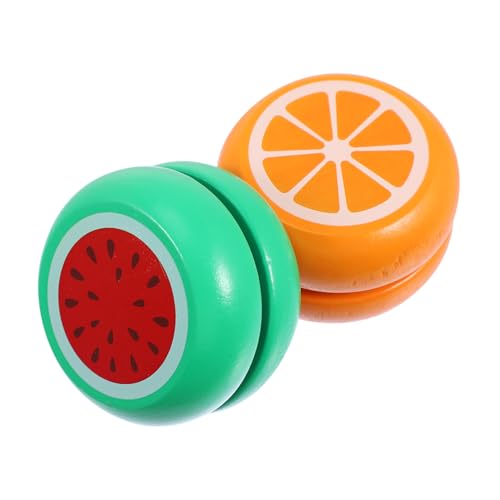 Toyvian 2st Hölzernes Jo-jo Tricks Für Yo-yo-Lager Jo-jo-bälle Mini- Aus Holz Für Colorful von Toyvian