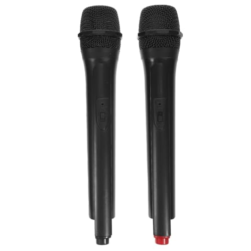 Toyvian 2st Kunststoff-mikrofon- Partygeschenk Karaoke- Spielzeugmikrofon Für Gefälschtes Mikrofon Kindermikrofonspielzeug Plastik Black von Toyvian