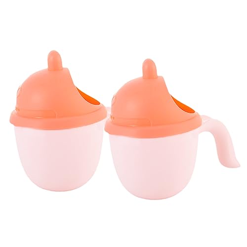 Toyvian 2st -Shampoo-Becher Stroh Babybadspielzeug Spender Waschen Waschlappen Für Babys Schaum Blase Körperwäsche Spucktücher Schwamm Babybad Gießen Tasse Babyzubehör Bausatz Abs von Toyvian