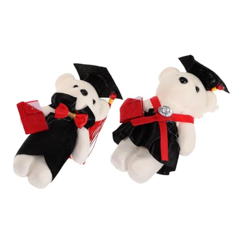 Toyvian 2 Stück Niedliche Abschluss-Plüschbären mit Doktorhut und Zeremoniengürtel Dekoration für Graduierungen und Absolventen um unvergessliche Abschlussfeiern für Freunde und Paare zu schaffen Toyvian 2 Stück Niedliche Abschluss-Plüschbären mit Doktorhut und Zeremoniengürtel Dekoration für Graduierungen und Absolventen um unvergessliche Abschlussfeiern für Freunde und Paare zu schaffen von Toyvian