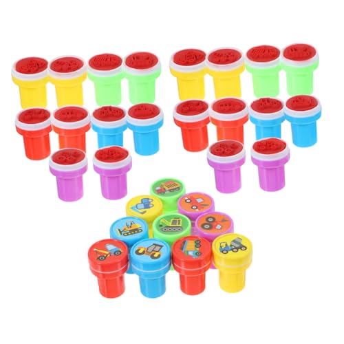 Toyvian 3 Sätze Baustellenfahrzeug Stempel für Kunststoff Kreative Lastwagen Motive Sichere Stempelsets für Partydekoration Klassenzimmerbelohnung und Kindergeburtstagsspielzeug Toyvian 3 Sätze Baustellenfahrzeug Stempel für Kunststoff Kreative Lastwagen Motive Sichere Stempelsets für Partydekoration Klassenzimmerbelohnung und Kindergeburtstagsspielzeug von Toyvian