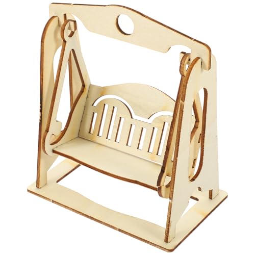 Toyvian 3er Set DIY Holzspielzeug Swing 3D Puzzles Für Kleinkinder Kreatives Basteln Und Spielspaß Pädagogisches Montessori Fördert Logisches Denken Und Motorik von Toyvian