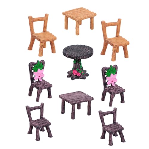 Toyvian 3sätze Miniatur-tischstühle Aus Harz Kompaktes Für Mikro-landschaftsdekoration Puppenhaus-zubehör Mini-möbelornament Für Feengarten-Dekoration Und Tischspielzeug-Requisite Toyvian 3sätze Miniatur-tischstühle Aus Harz Kompaktes Für Mikro-landschaftsdekoration Puppenhaus-zubehör Mini-möbelornament Für Feengarten-Dekoration Und Tischspielzeug-Requisite von Toyvian
