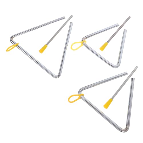 Toyvian 3 Sätze Orff Triangel Musikinstrument Set Teilig Stahl Dreieck Percussion Klanghell Lernspielzeug Vorschule Kindergarten Musikförderung Toyvian 3 Sätze Orff Triangel Musikinstrument Set Teilig Stahl Dreieck Percussion Klanghell Lernspielzeug Vorschule Kindergarten Musikförderung von Toyvian