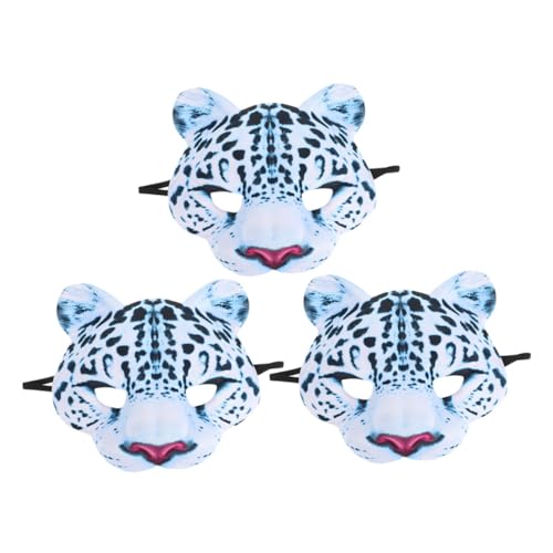 Toyvian 3 Stück Halbgesicht Tiermasken aus Leichtem EVA Material Atmungsaktiv und Langlebig Schneeleopard Design für Halloween Karneval Cosplay und Tiermotto Partys Toyvian 3 Stück Halbgesicht Tiermasken aus Leichtem EVA Material Atmungsaktiv und Langlebig Schneeleopard Design für Halloween Karneval Cosplay und Tiermotto Partys von Toyvian